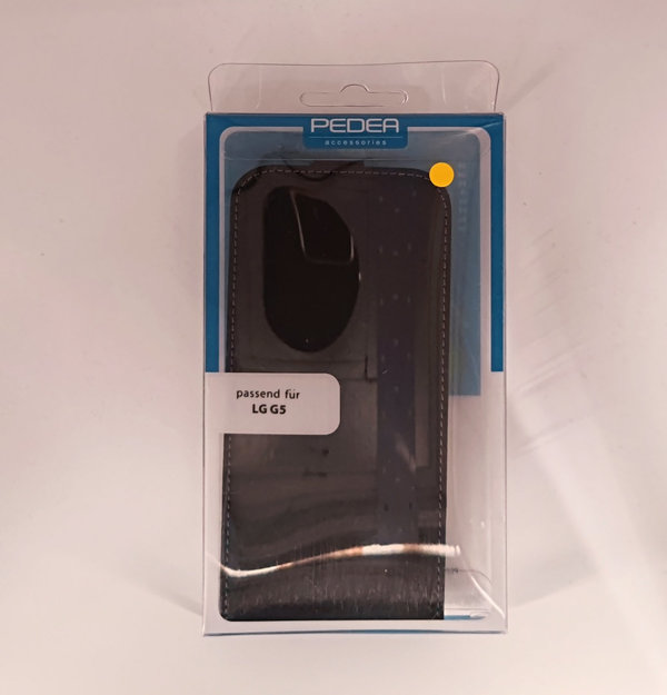 PEDEA Handytasche / Flipcase Classic für LG G5, schwarz