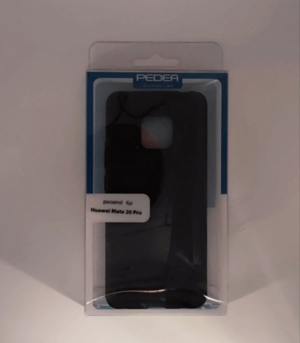 PEDEA TPU Case glatt für Huawei Mate 20 Pro, schwarz