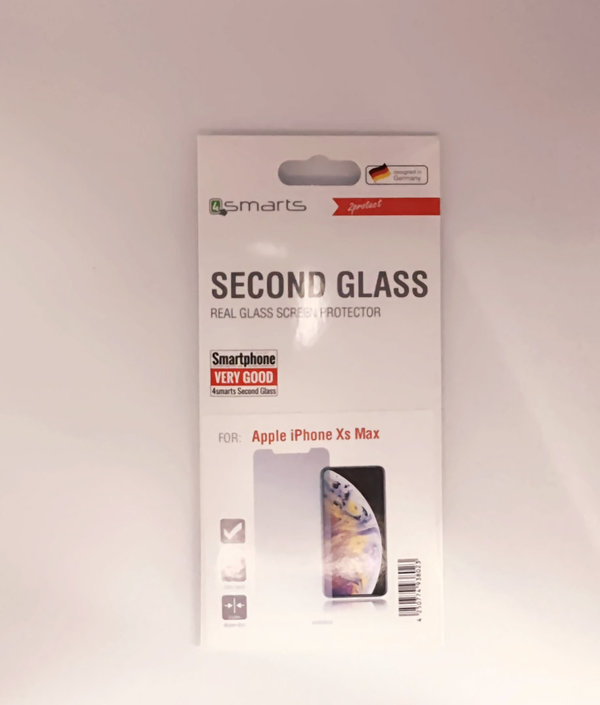 4smarts Second Glass 2.5D für Apple iPhone 11 Pro Max/Xs Max