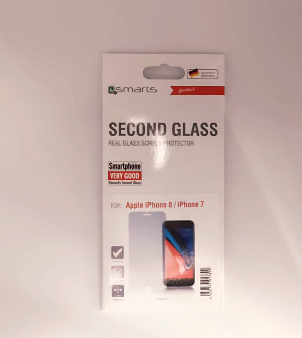 4smarts Second Glass 2.5D für Apple iPhone 7/8/SE 20/ SE 22