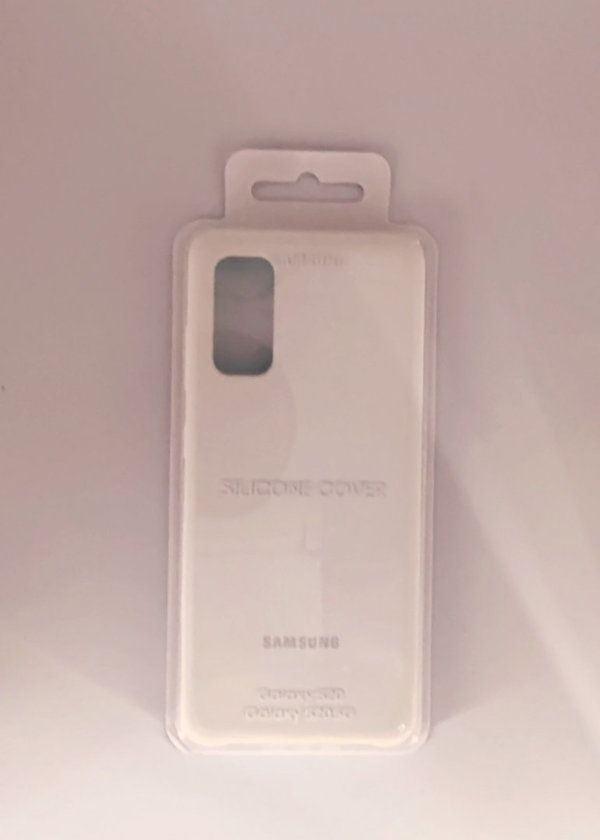 Samsung Silicone Cover EF-PG980 für Galaxy S20, White