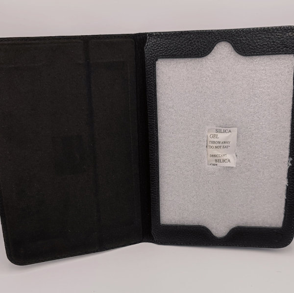Super Slim Echtledertasche für das Apple iPad mini2, schwarz