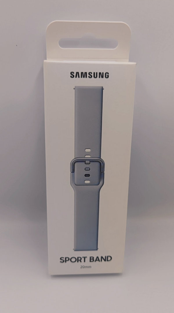 Samsung Galaxy Watch Active 2 Sport Band, Cloud Silver, 20 mm