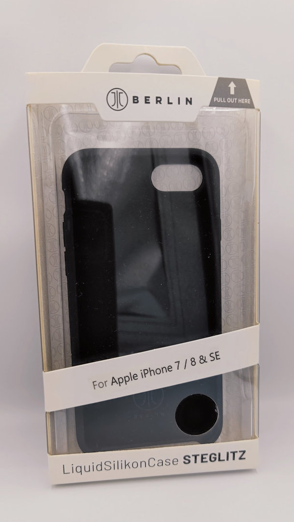 JT Liquid SilikonCase Steglitz für Apple iPhone 7/8/SE, Black