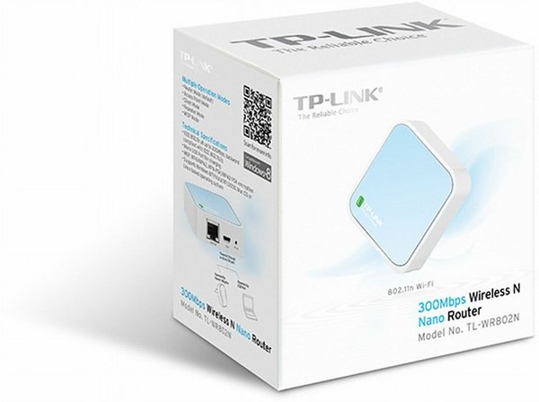 TP-Link TL-WR802N tragbarer 300MBit Wireless N Nano Router